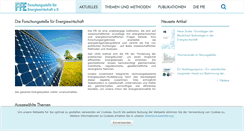 Desktop Screenshot of ffe.de